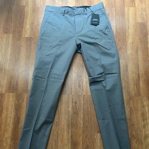 Men's Club Monaco Connor Slim Dress Chinos, Gray, 30/32, NEW w/Tags, orig. $120